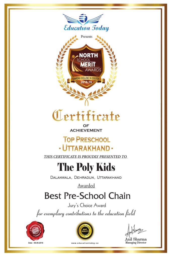 Best Pre School Chain By Education Today